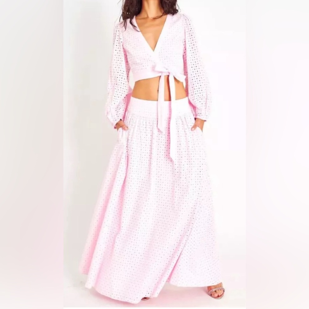 LoveShackFancy Aventi Skirt